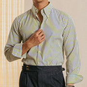 casual long sleeve striped shirt for men - MRSLM