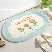 soft floral floor mat, view 12 - MRSLM