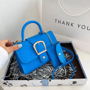 simple retro crossbody square bag, view 5 - MRSLM