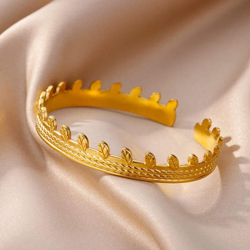gold vintage cuff bracelet - MRSLM
