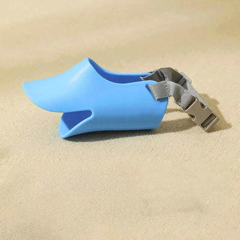 silicone duck-bill dog muzzle, view 6 - MRSLM