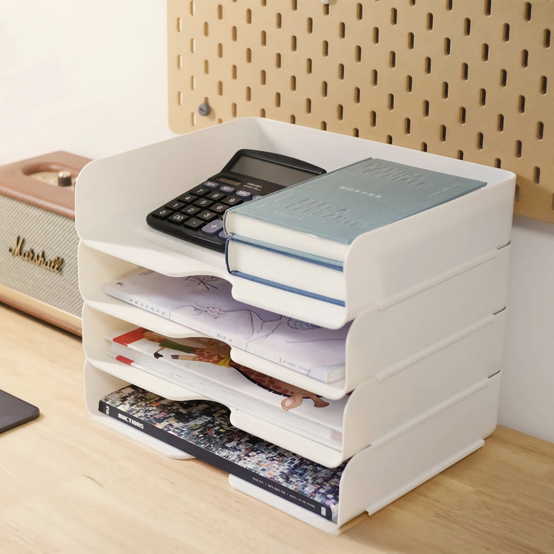 stackable desktop file organizer, view 6 - MRSLM
