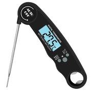 digital meat thermometer with folding probe, view 3 - MRSLM