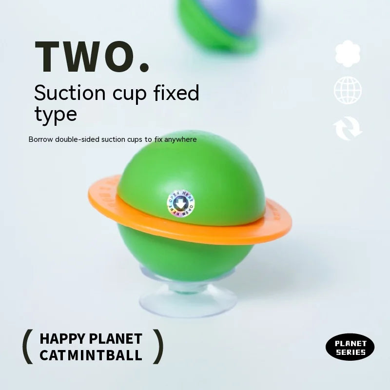 rotating cat grass ball toy, view 6 - MRSLM