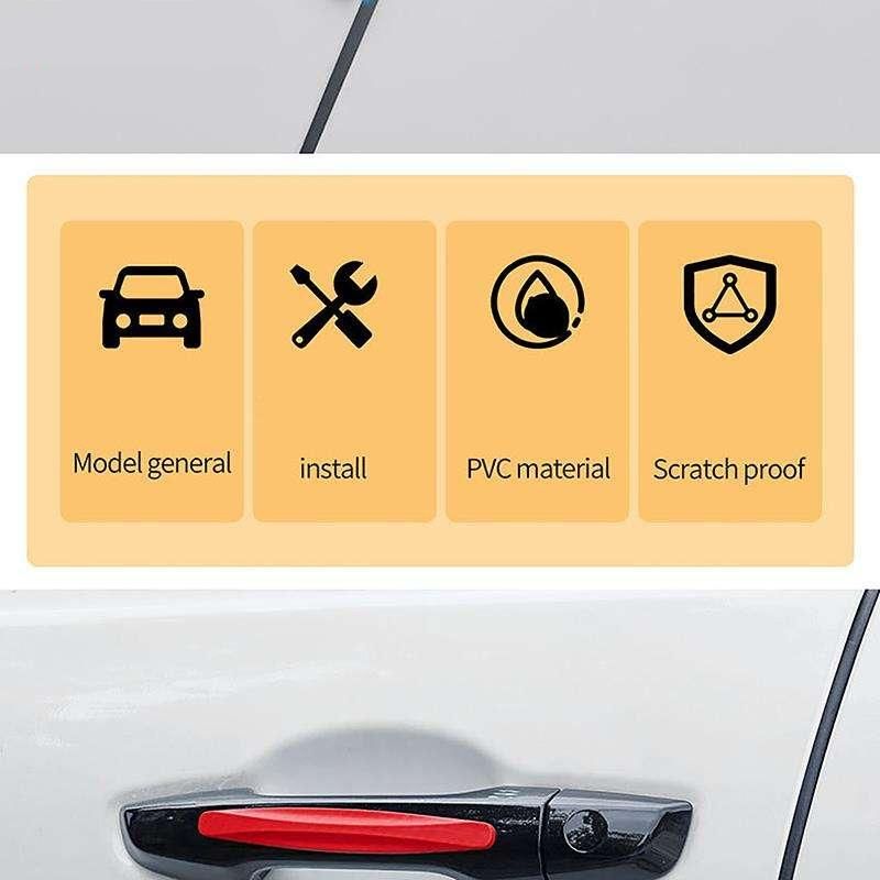 universal 4-piece car bumper corner protector, view 8 - MRSLM