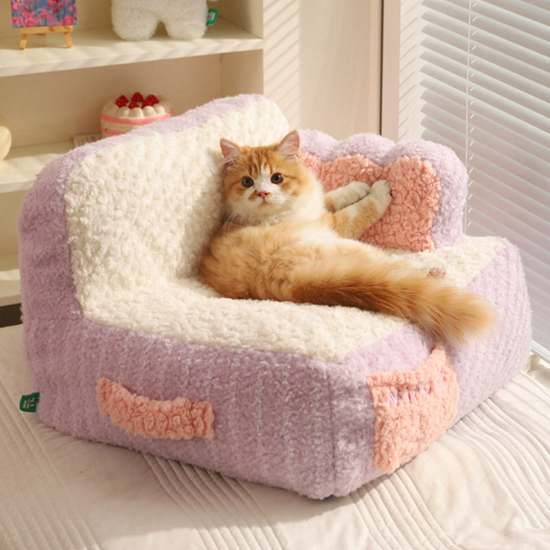 cozy cat cake sofa bed, view 5 - MRSLM