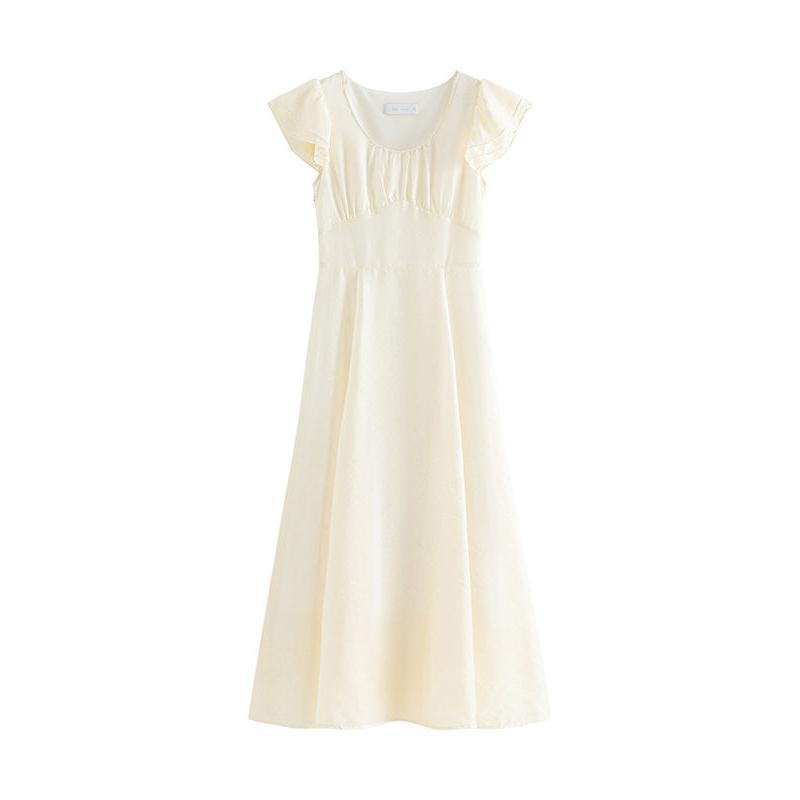 red plaid long summer dress, view 12 - MRSLM