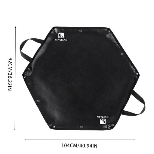 Camping fireproof hexagonal mat, view 3 - MRSLM