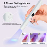 portable uv led nail lamp, view 5 - MRSLM