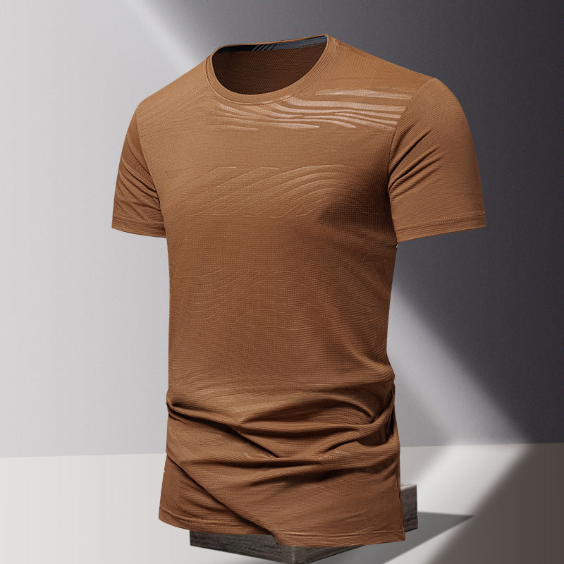 Men's ice silk running shirt, view 10 - MRSLM