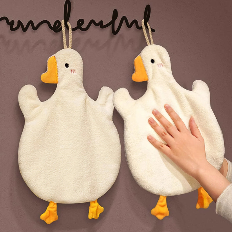 cute duck microfiber hand towel, view 4 - MRSLM