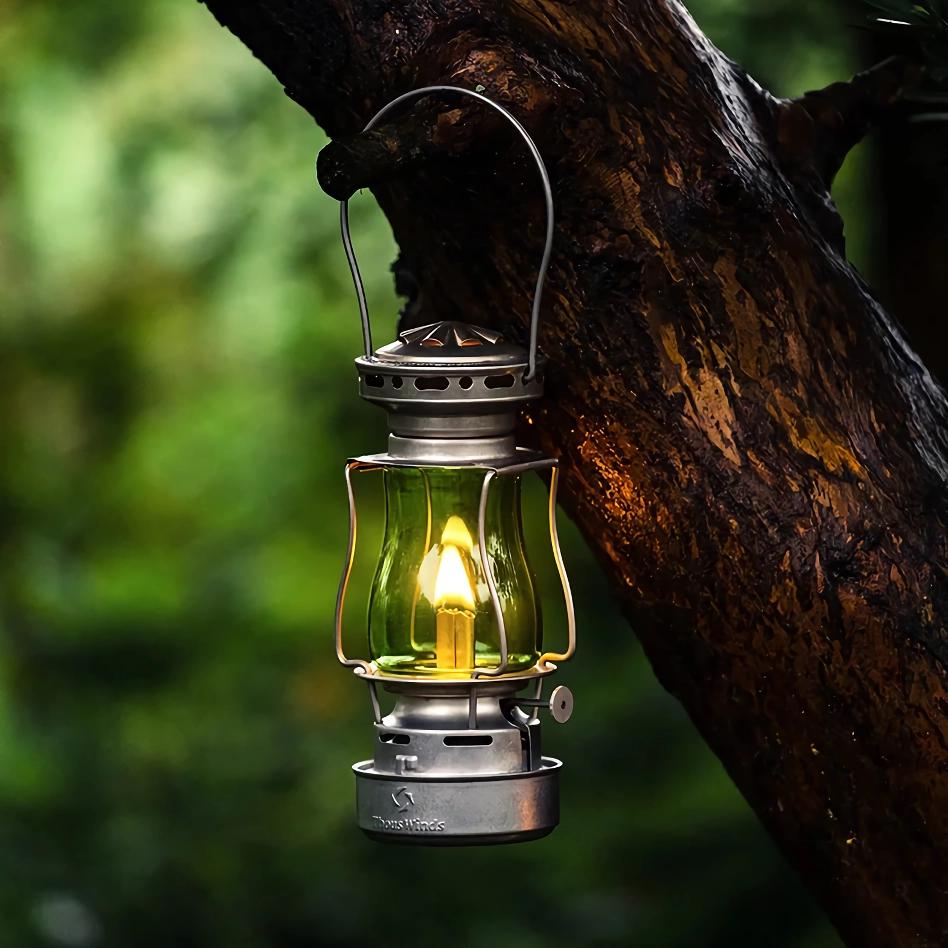 Portable Vintage Kerosene Camping Oil Lamp