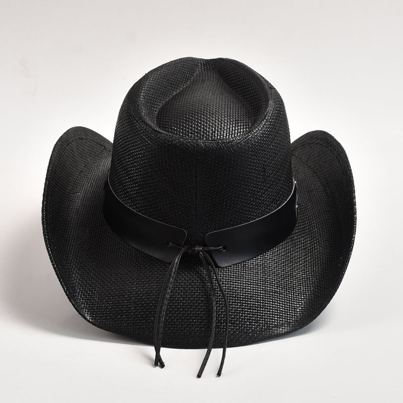 straw western cowboy hat, view 8 - MRSLM