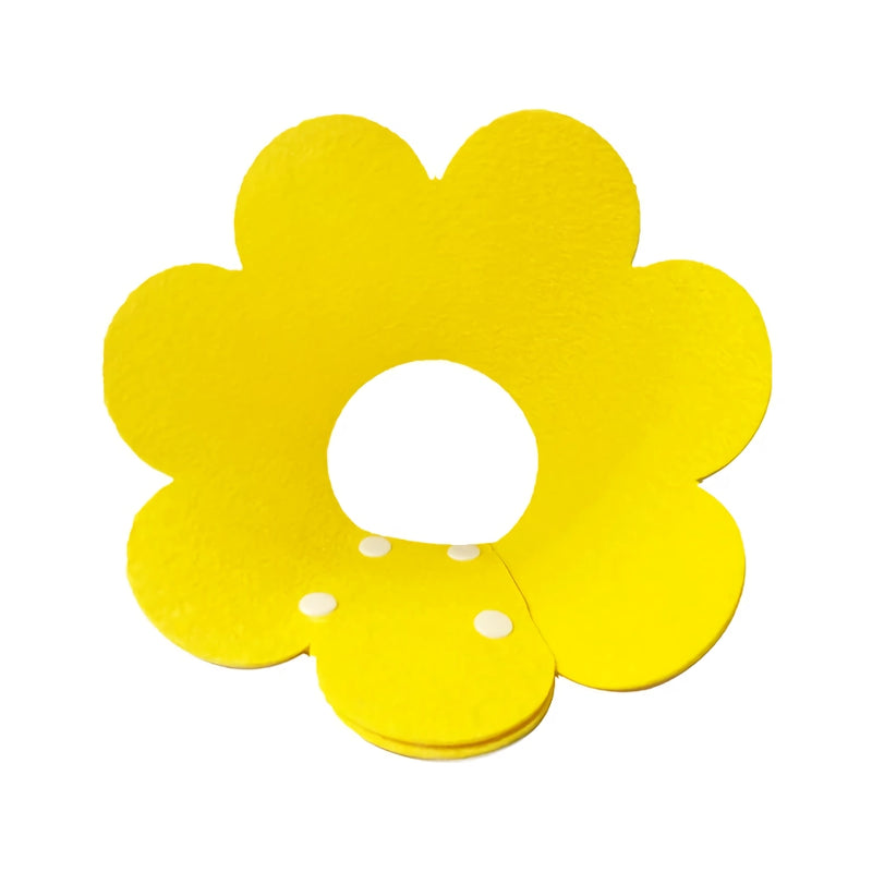 flower pet collar, view 2 - MRSLM
