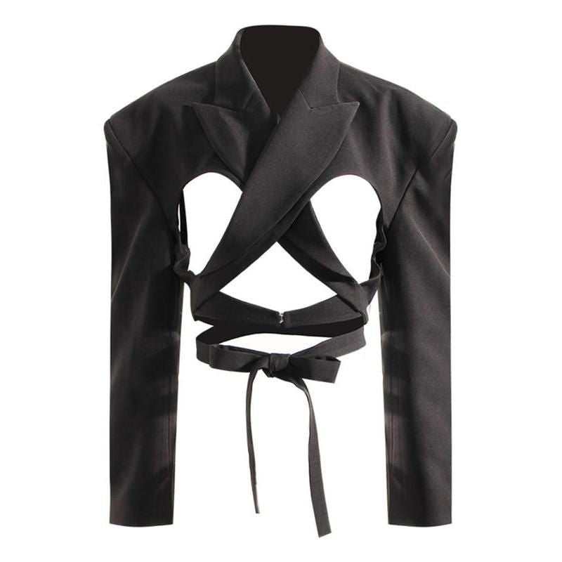 women's slim blazer, view 2 - MRSLM