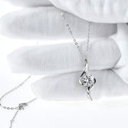 personalized sterling silver necklace, view 5 - MRSLM