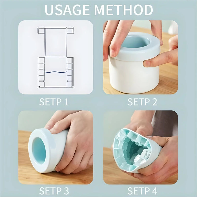 compact silicone ice cube maker, view 9 - MRSLM