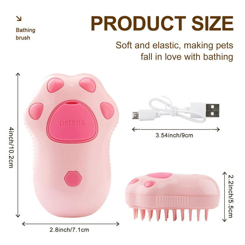 3-in-1 electric pet grooming brush, view 9 - MRSLM