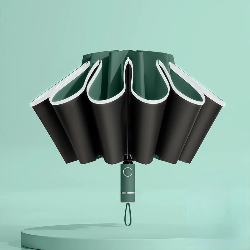 automatic windproof reverse folding umbrella, view 4 - MRSLM