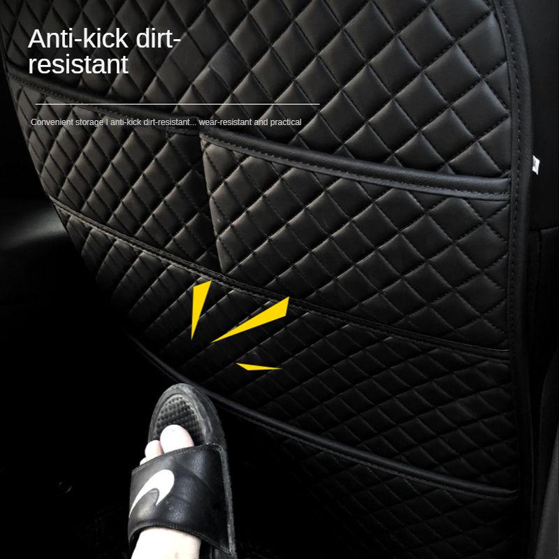 car seat back protector with organizer, view 4 - MRSLM