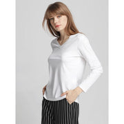 Classic long sleeve V-neck tee, view 5 - MRSLM