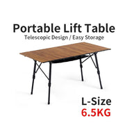 portable folding aluminum camping table, view 8 - MRSLM
