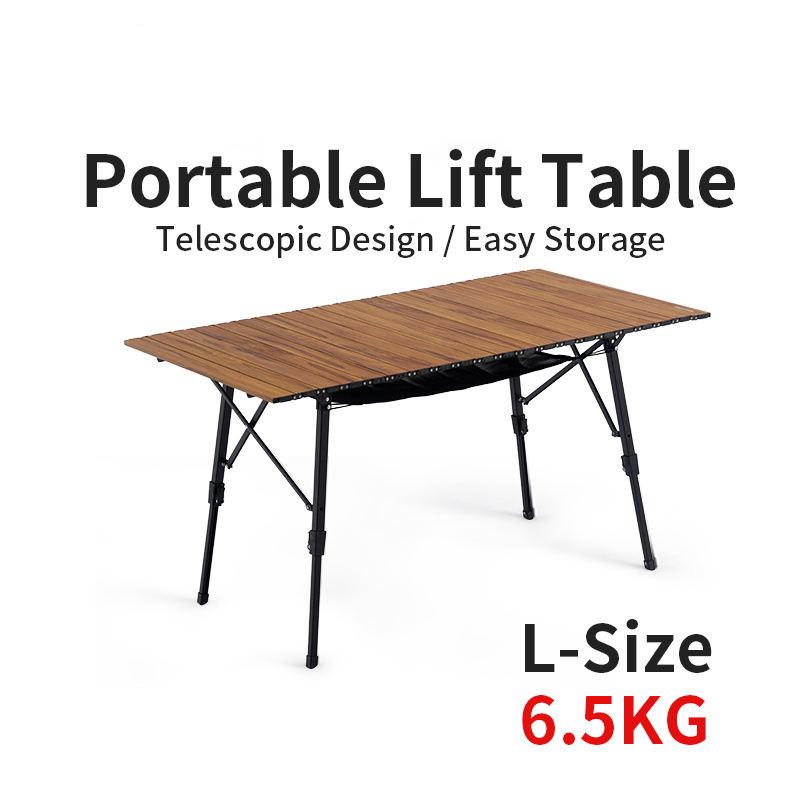portable folding aluminum camping table, view 8 - MRSLM
