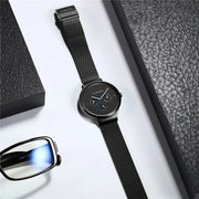 men's quartz mesh band watch, view 6 - MRSLM