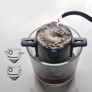 portable hand drip coffee filter cup, view 6 - MRSLM
