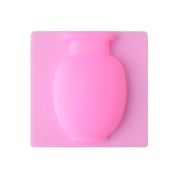 Silicone suction cup wall vase, view 2 - MRSLM