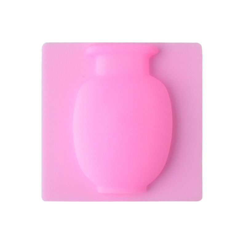 Silicone suction cup wall vase, view 2 - MRSLM