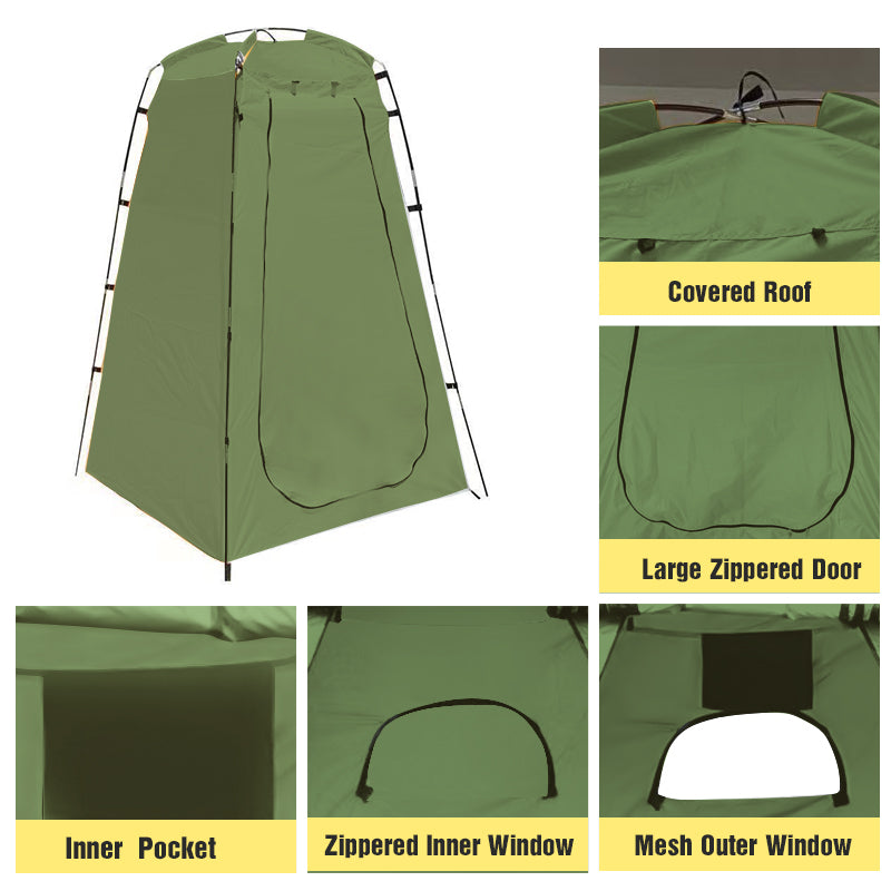 portable privacy shower tent, view 6 - MRSLM