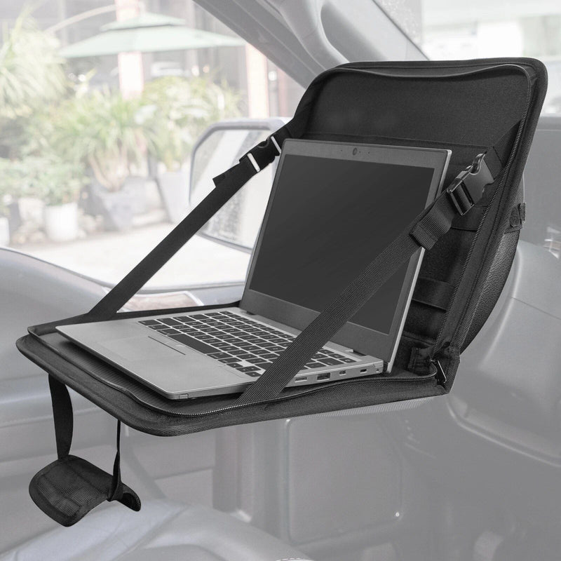 foldable car work table and laptop holder, view 3 - MRSLM
