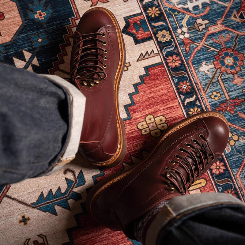 vintage british men ankle boots, view 5 - MRSLM