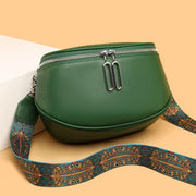 leather shoulder crossbody bag, view 2 - MRSLM