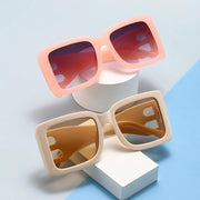 Oversized rectangular sunglasses, view 11 - MRSLM