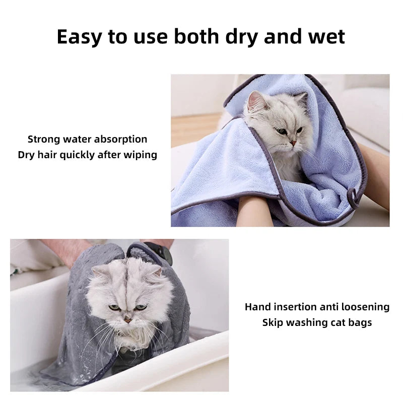 quick-dry pet blanket towel, view 6 - MRSLM