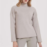 women's knitted turtleneck pullover - MRSLM