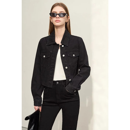 short black denim jacket, view 2 - MRSLM