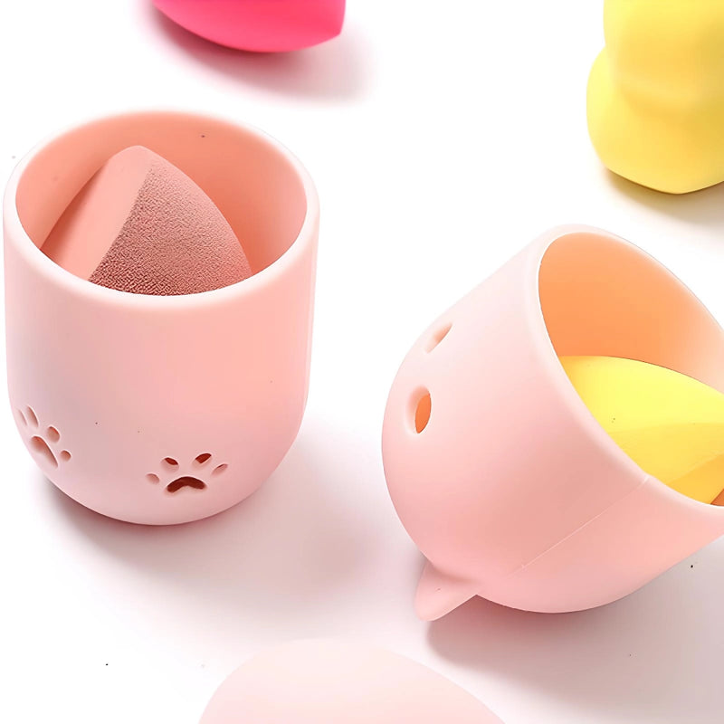 silicone cosmetic blender sponge holder, view 13 - MRSLM