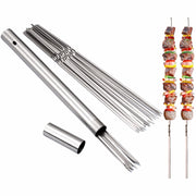 stainless steel BBQ skewers set, view 9 - MRSLM