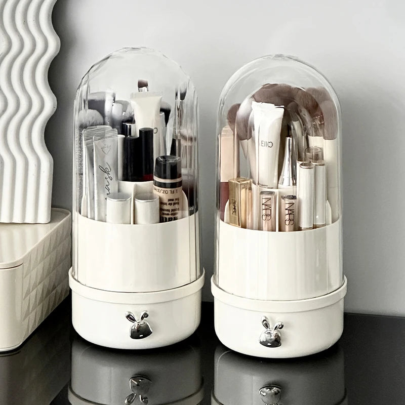 360 rotating makeup brush holder, view 5 - MRSLM