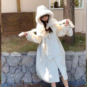 loose hooded coat - MRSLM