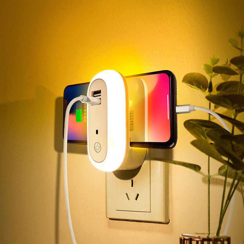 oval LED night light, view 3 - MRSLM