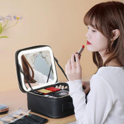 LED cosmetic case with mirror - MRSLM