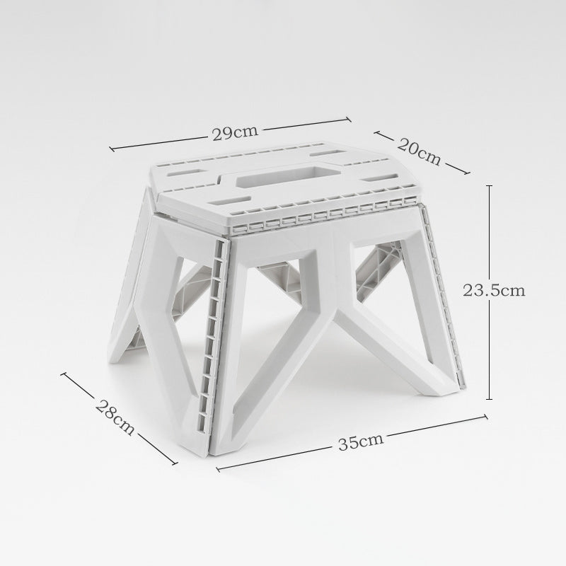outdoor portable folding stool, view 3 - MRSLM