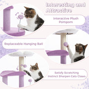 flower cat tree, view 6 - MRSLM