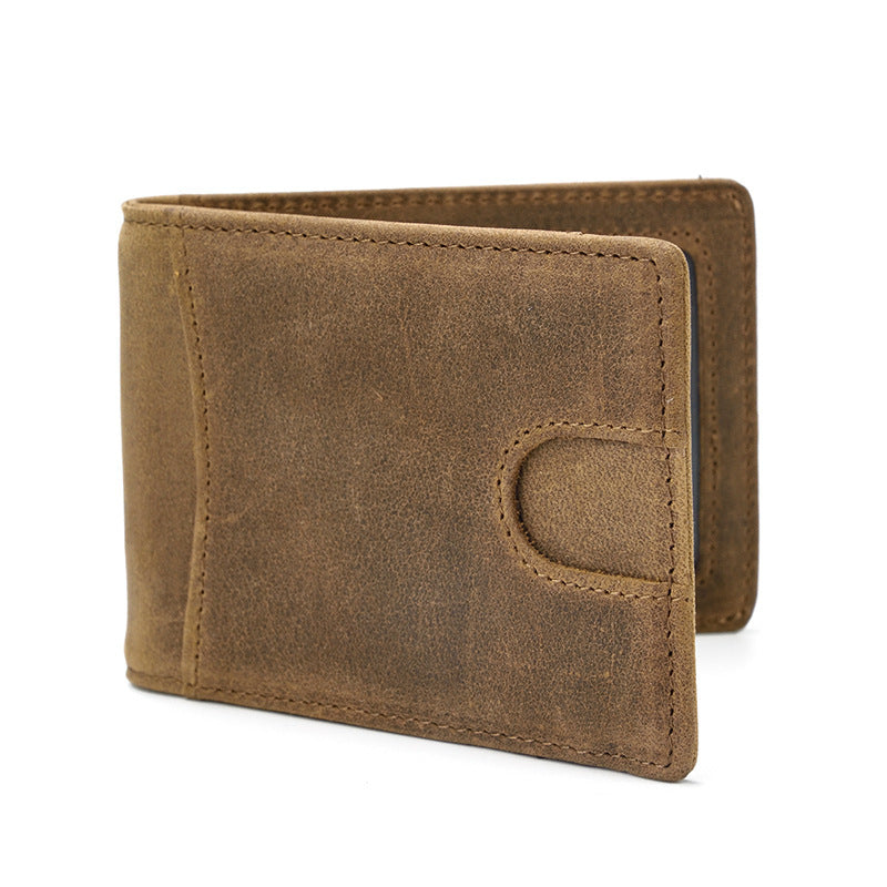 handmade leather wallet, view 6 - MRSLM