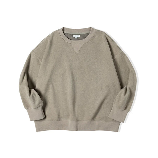 basic solid color loose hoodie, view 2 - MRSLM