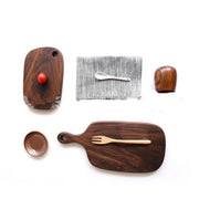 black walnut chopping board, view 2 - MRSLM